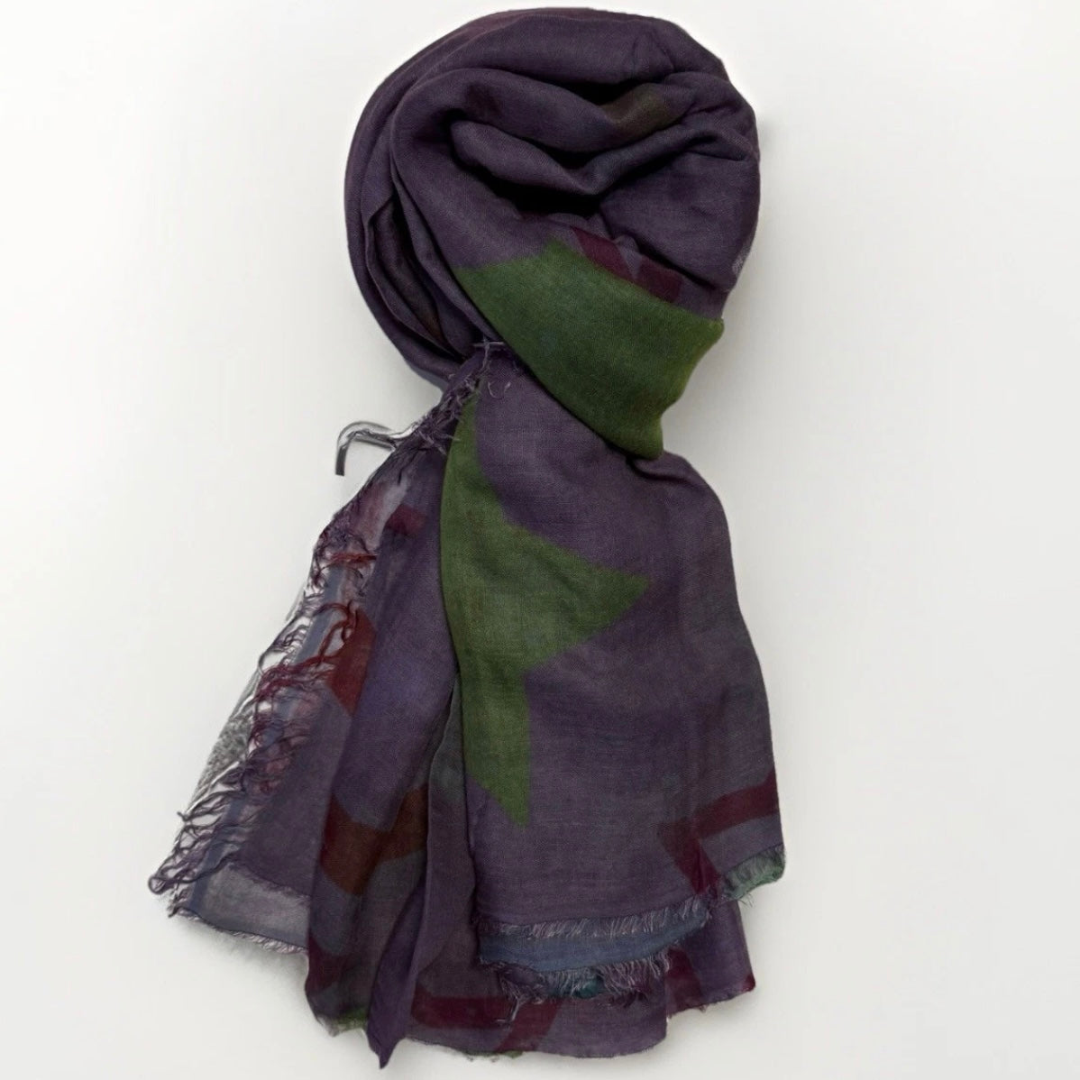 ROCKS ITALY SCIARPA UNISEX LILLA FANTASIA SIMBOLO PACE