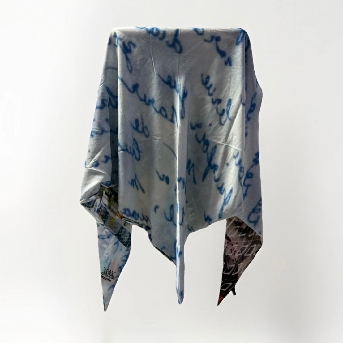 BLACK VELVET SCIARPA SCIALLE TRIANGOLARE REVERSIBILE