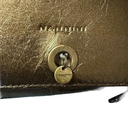 NANNINI PORTAFOGLIO DONNA COLOR OTTONE IN PELLE