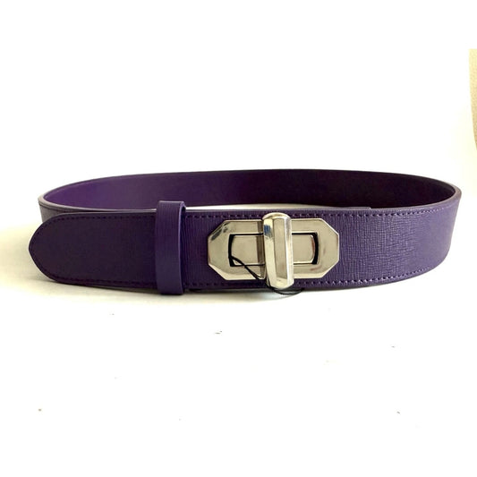 AQUASCUTUM OF LONDON CINTURA DONNA VIOLA PELLE