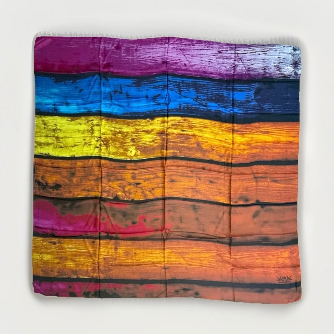 BLACK VELVET SCIARPA UNISEX FANTASIA RIGHE MULTICOLORE