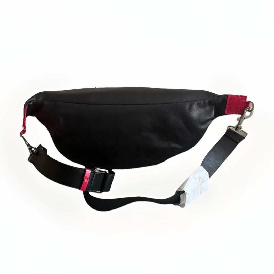 MUTH BAGS MARSUPIO XL DONNA VERA PELLE NERO
