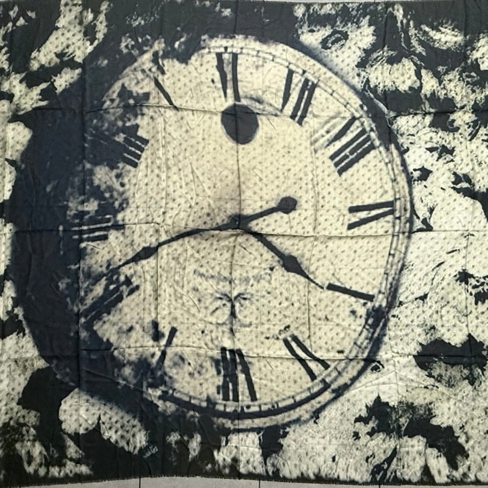 D'ANIELLO SCIARPA DONNA MISTO CACHEMIRE  FANTASIA OROLOGIO