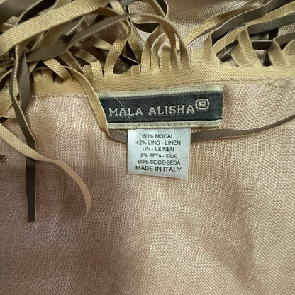 MALA ALISHA SCIARPA SCIALLE TRIANGOLARE ROSA PESCA
