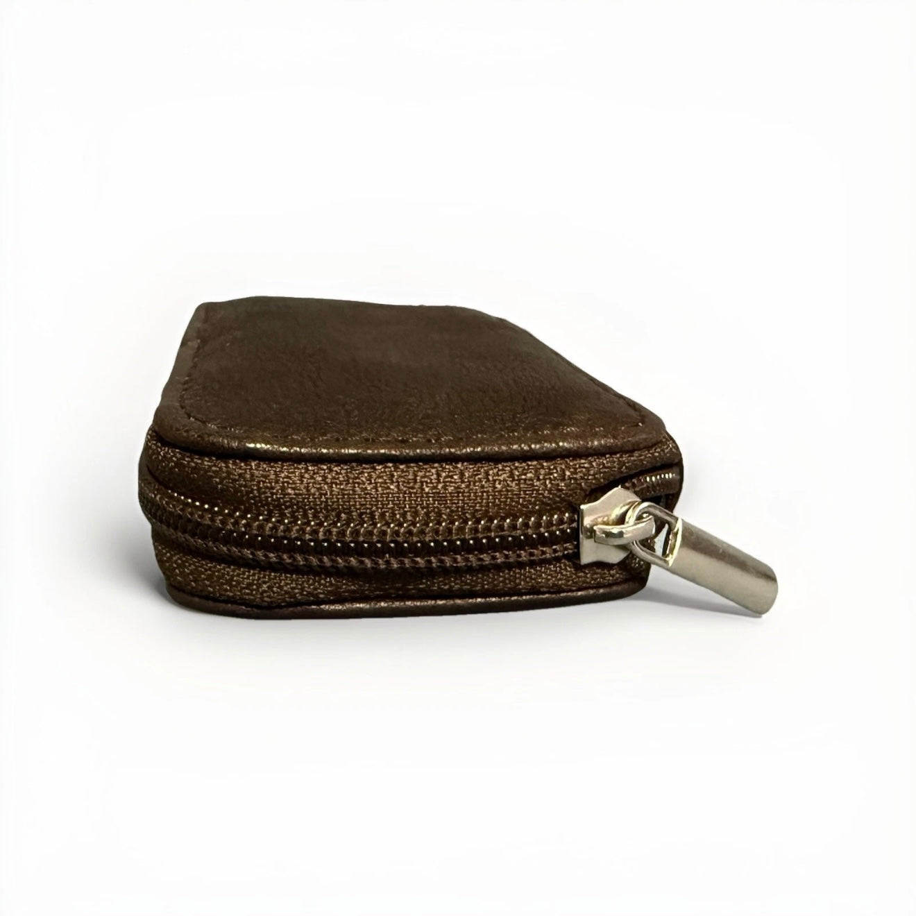 PORTACHIAVI ARTIGIANALE PELLE MARTELLATA GRIGIO SCURO