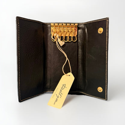 DELL’GA PORTACHIAVI PELLE NERO