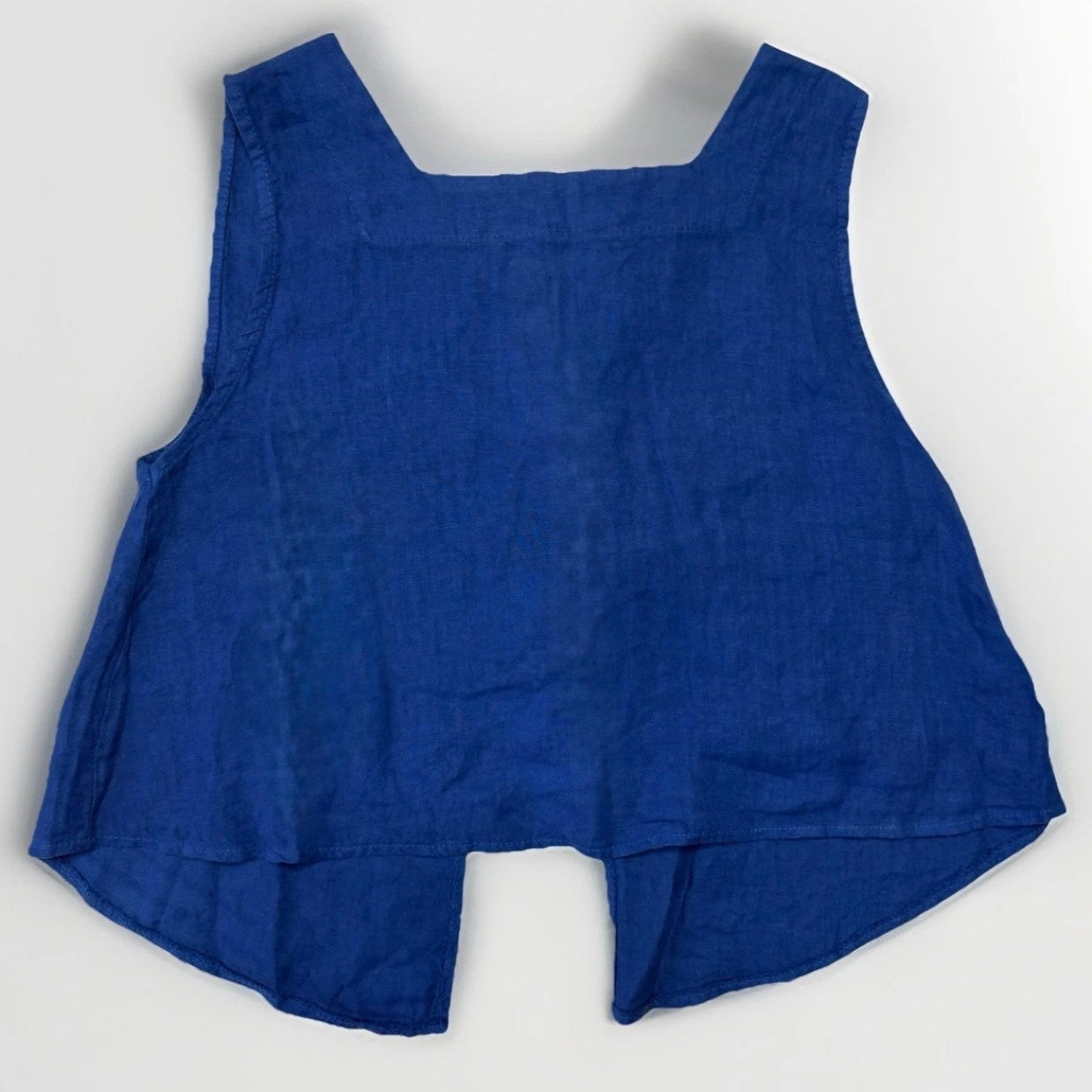 PEDRA NIGRA CANOTTA DONNA LINO BLU ELETTRICO