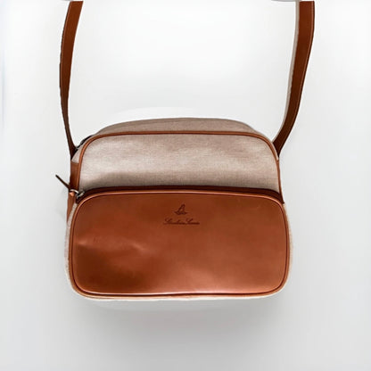 STIVALERIA SAVOIA BORSA MARRONE / BEIGE PELLE