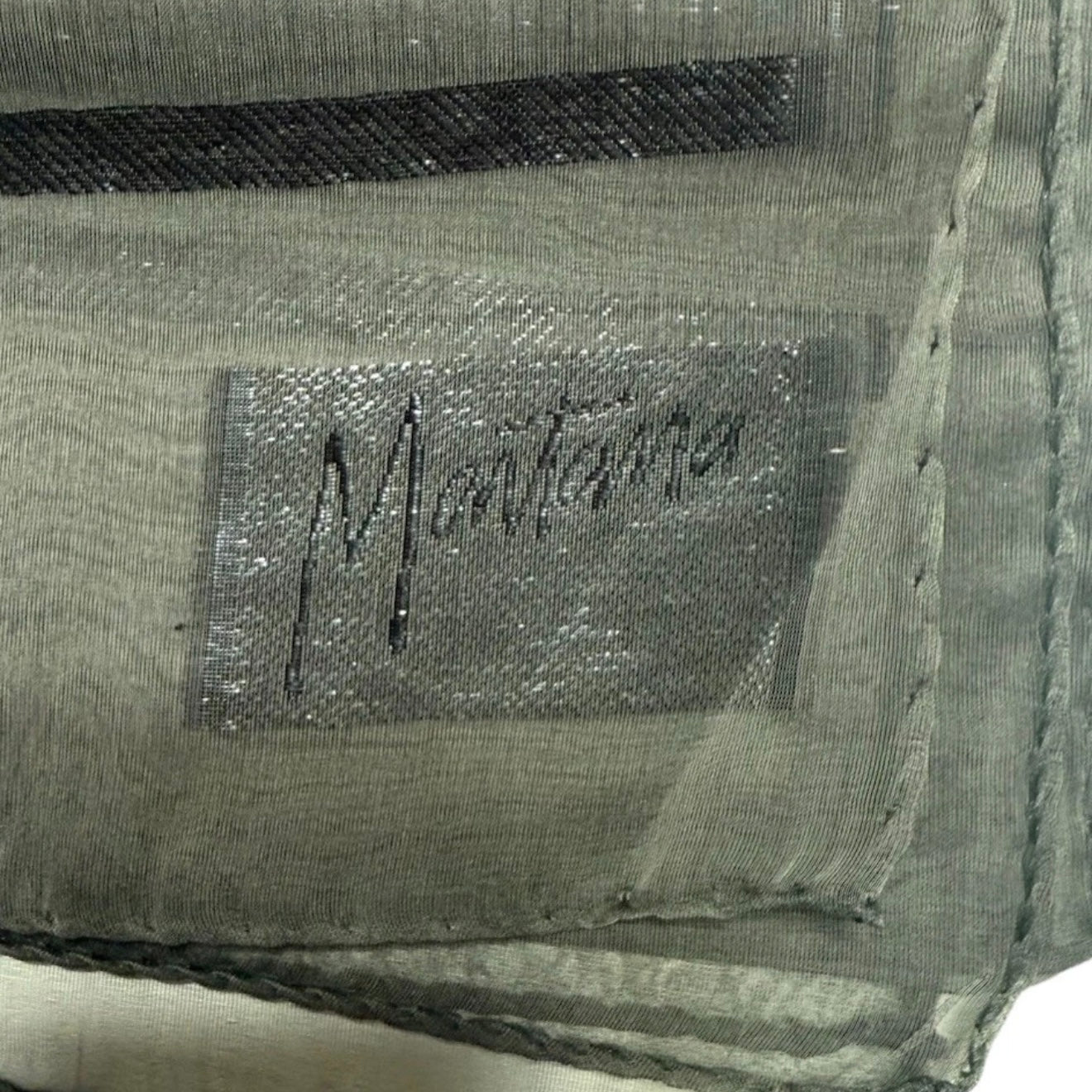 MONTANA SCIARPA MISTO SETA TRASPARENTE DONNA GRIGIA