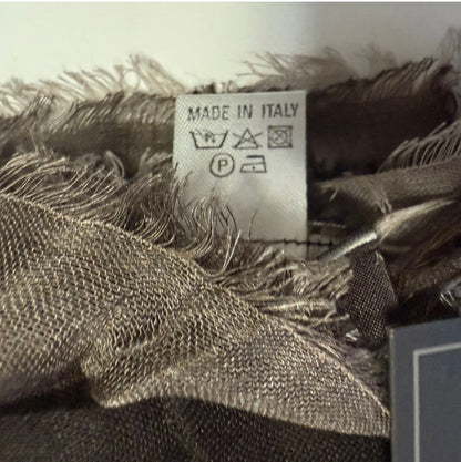 PME PESERICO MORE EASY SCIARPA MISTO CACHEMIRE MARRONE