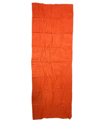 FRANCO BASSI SCIARPA ARANCIONE UNISEX CACHEMIRE E SETA