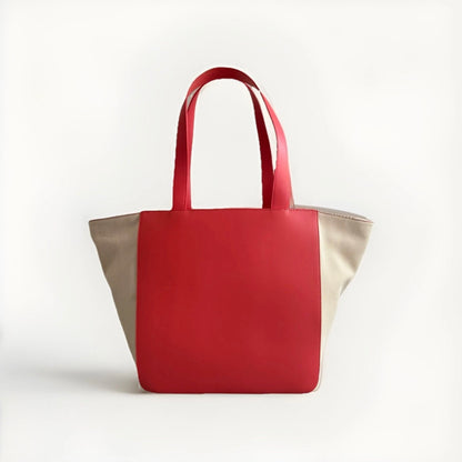 MUTH BAGS TOTE BAG ERA BORSA SHOPPING BAG ARTIGIANALE VERA PELLE CORALLO