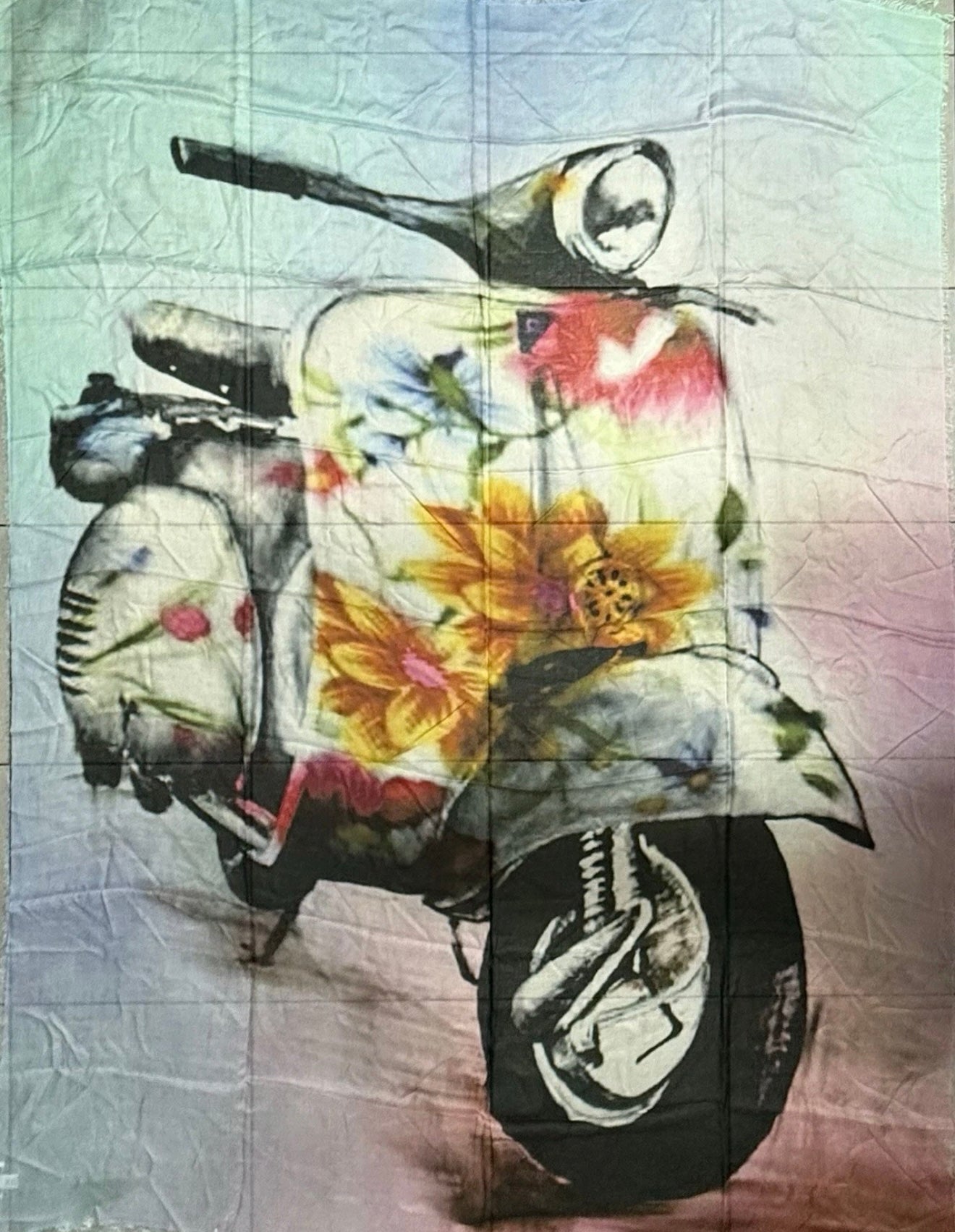 D'ANIELLO SCIARPA DONNA MISTOSETA VESPA