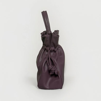 MUTH BAGS BORSA MINI PUNCH ARTIGIANALE VERA PELLE GLICINE