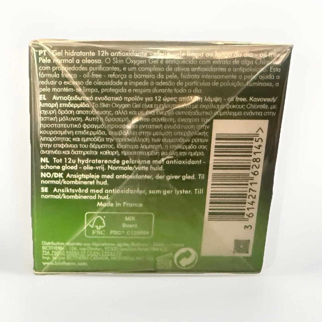 BIOTHERM SKIN OXYGEN COOLING GEL