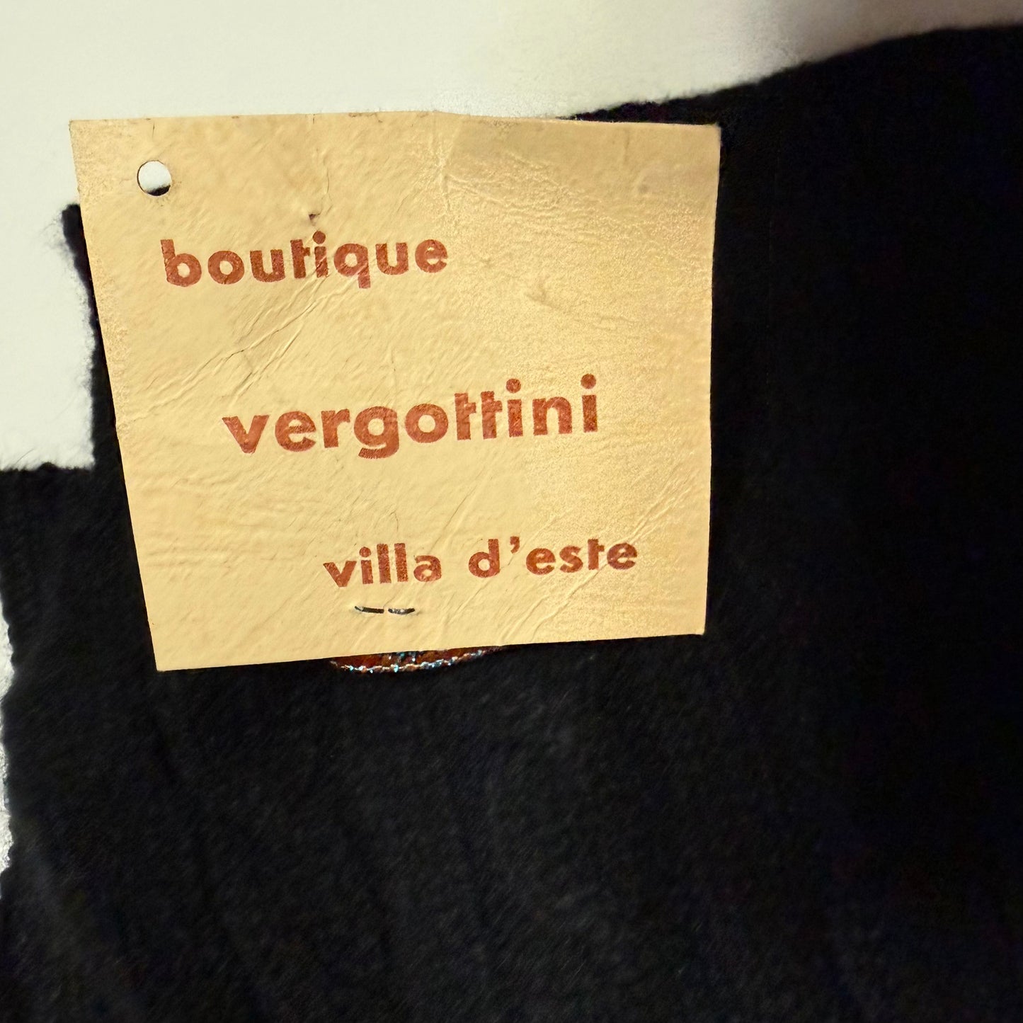 VERGOTTINI SCIARPA UNISEX NERA IN CACHEMIRE