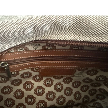 STIVALERIA SAVOIA BORSA MARRONE / BEIGE PELLE