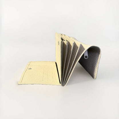 PORTAFOGLIO DONNA PELLE BIANCO PANNA