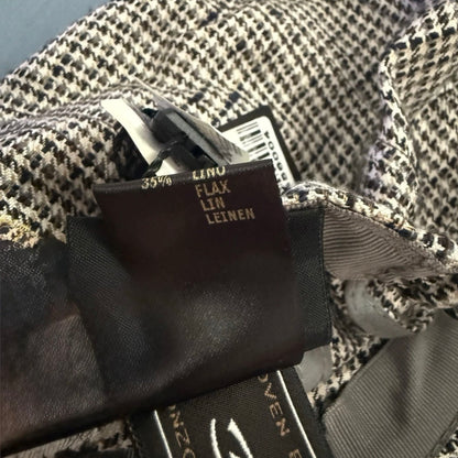 BORSALINO CAPPELLO BERRETTO BASEBALL PIED DE POULE UNISEX