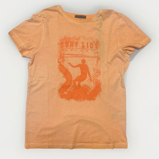 SMILING LONDON T-SHIRT UOMO ARANCIONE