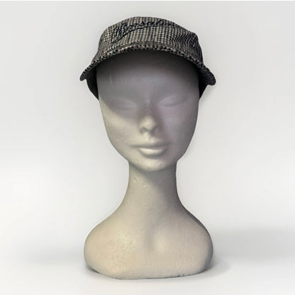 BORSALINO CAPPELLO BERRETTO TESSUTO BASEBALL PIED DE POULE UNISEX