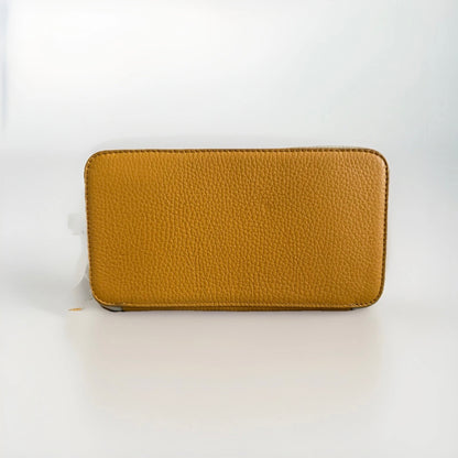 PORTAFOGLIO ARTIGIANALE DONNA GIALLO
