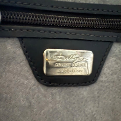 DELL’GA BORSA BUSINESS A MANO UNISEX PELLE NERA