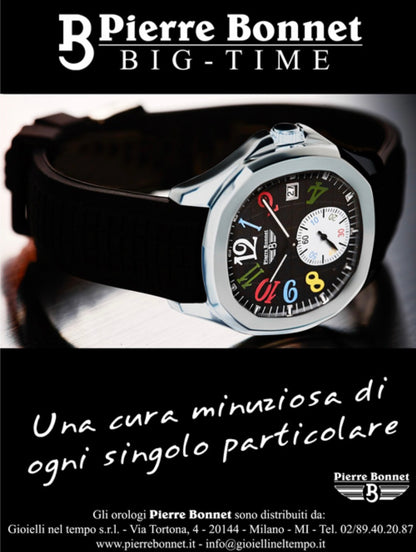 PIERRE BONNET MODELLO BIG TIME MASTERPRICE 9243 ARGENTO IMPERMEABILE