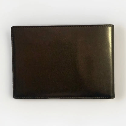 PORTAFOGLIO UOMO ARTIGIANALE VERA PELLE NERO