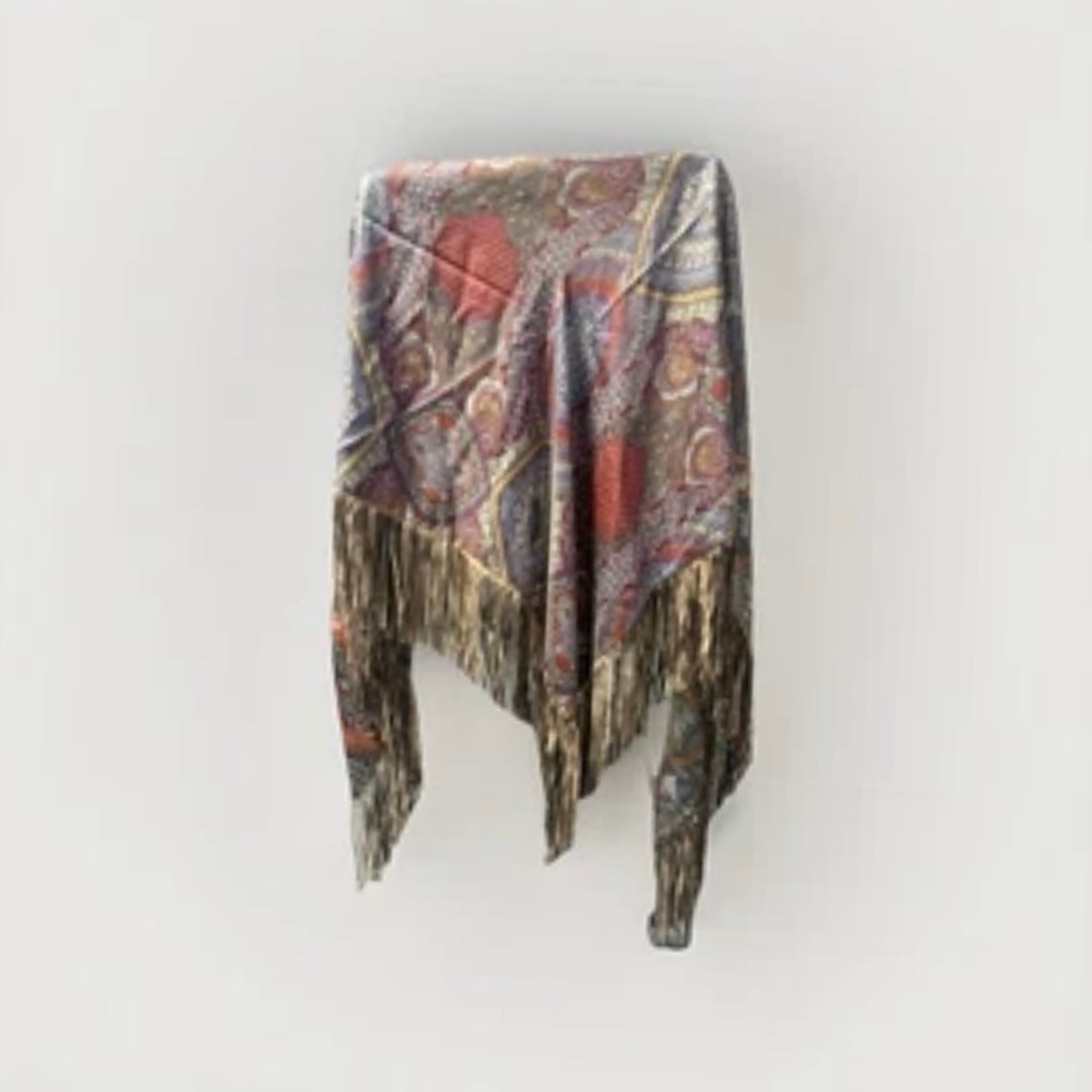 MALA ALISHA SCIARPA SCIALLE TRIANGOLARE OVERSIZE REVERSIBILE