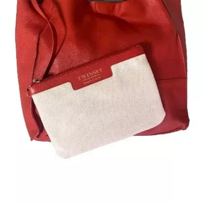 Twin-set Borsa Hobo Pelle Rossa