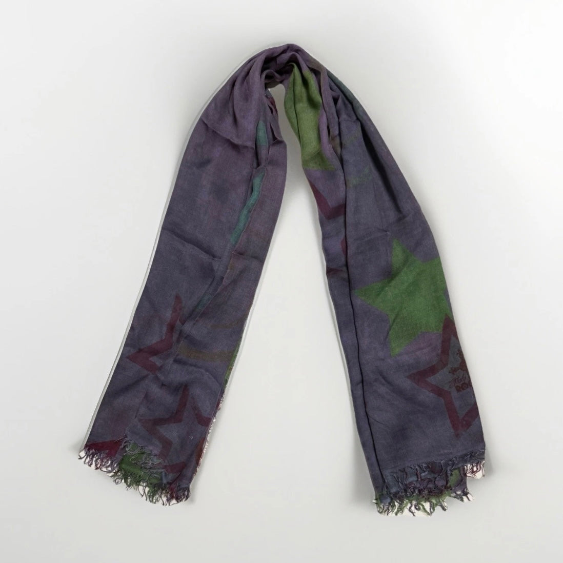 ROCKS ITALY SCIARPA UNISEX VIOLA FANTASIA SIMBOLO PACE