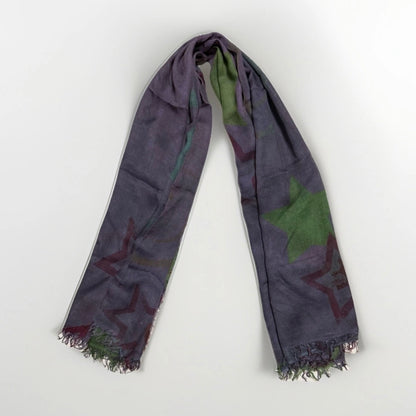 ROCKS ITALY SCIARPA UNISEX VIOLA FANTASIA SIMBOLO PACE