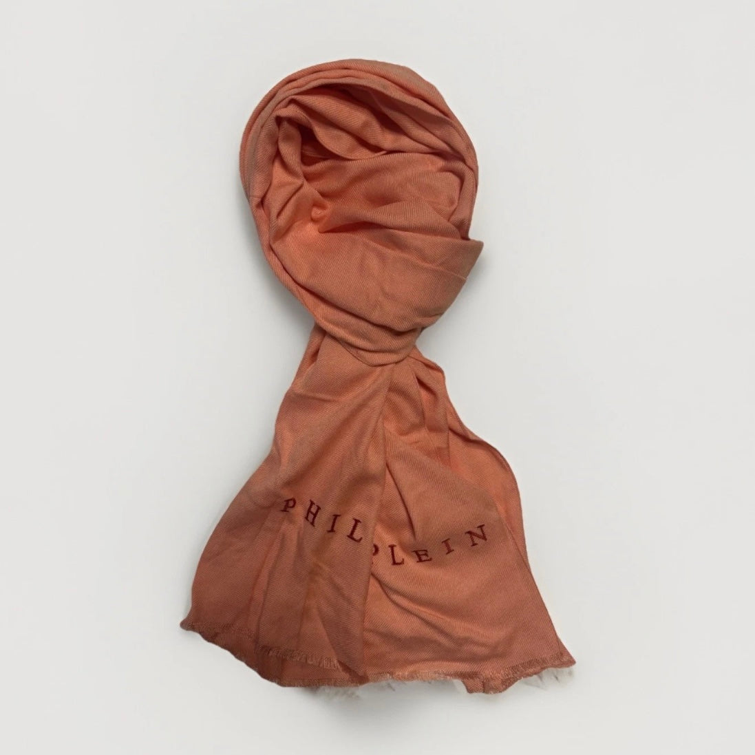 PHILIPP PLEIN SCIARPA UNISEX VISCOSA SALMONE