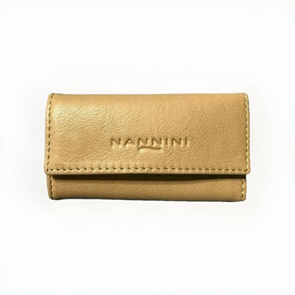 NANNINI PORTA CHIAVI UNISEX IN PELLE MARRONE