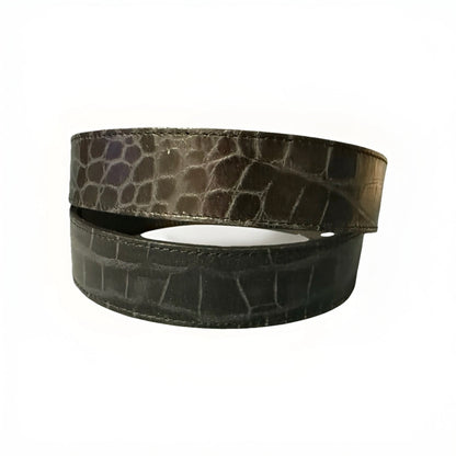 NANNINI CINTURA PELLE DA UOMO NERA COCCO