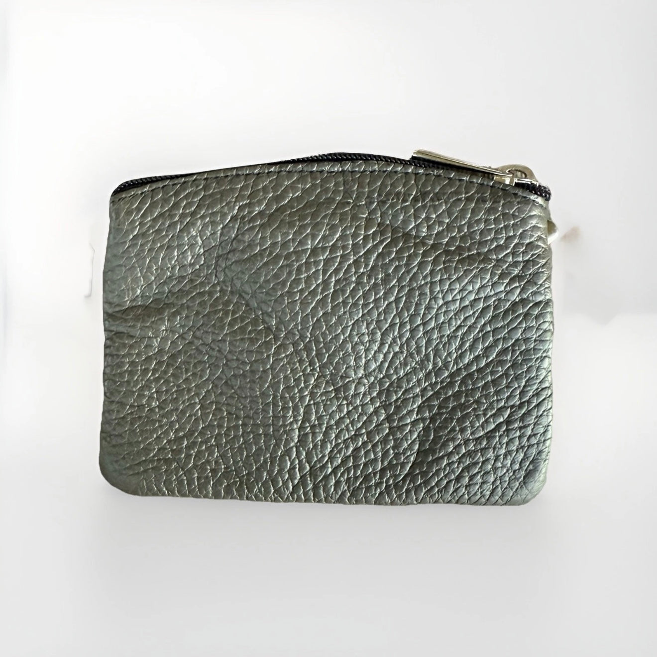 PORTACHIAVI ARTIGIANALE VERA PELLE GRIGIO