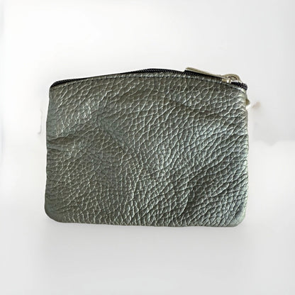 PORTACHIAVI ARTIGIANALE VERA PELLE GRIGIO