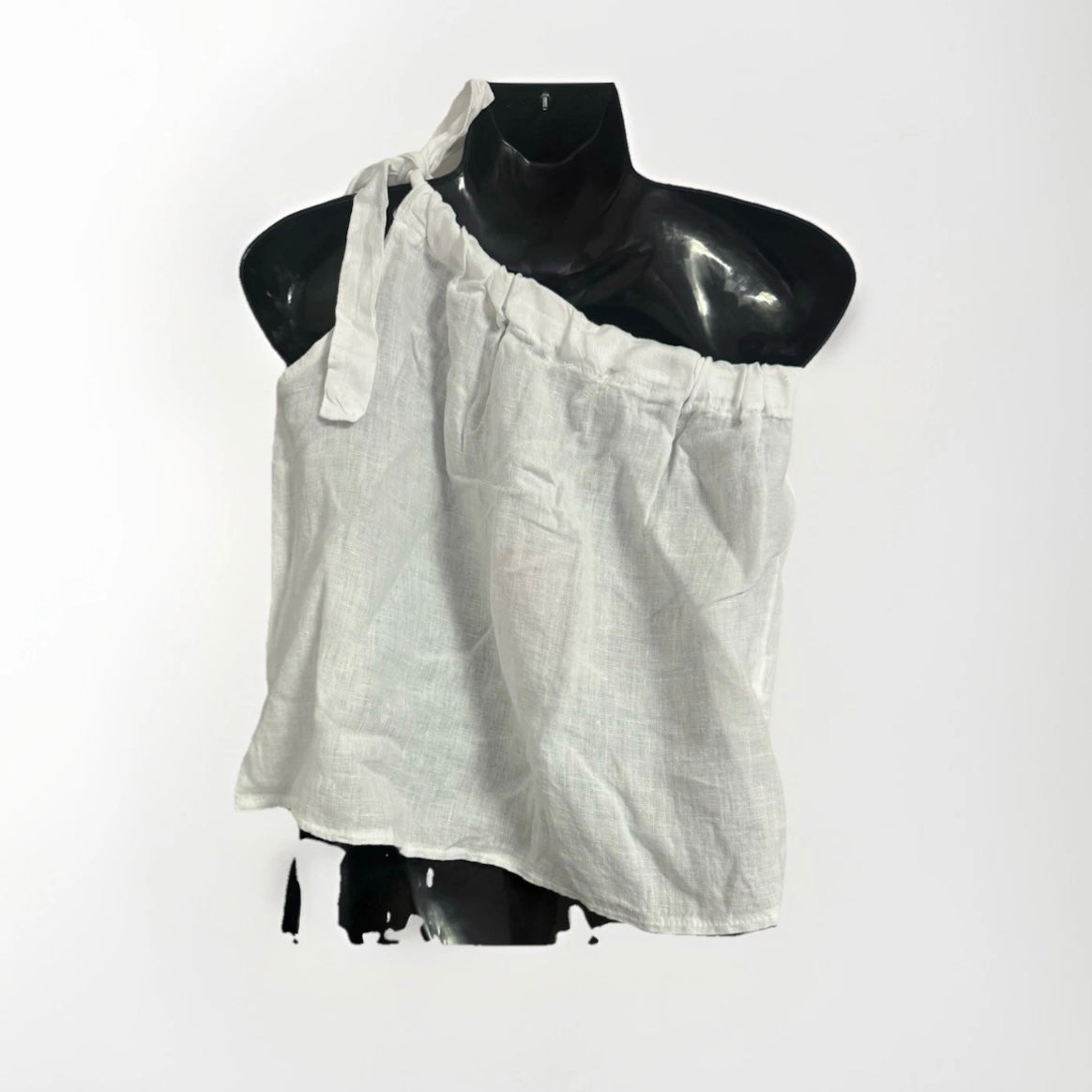 PEDRA NIGRA TOP MONOSPALLA DONNA LINO BIANCO