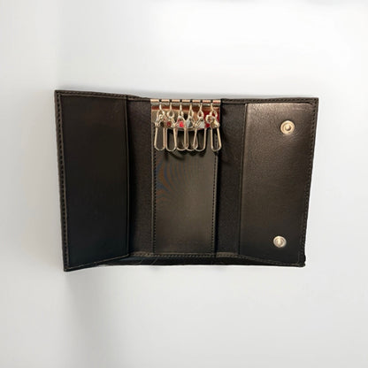 BROCHURE PORTACHIAVI IN TESSUTO IMPERMEABILE NERO