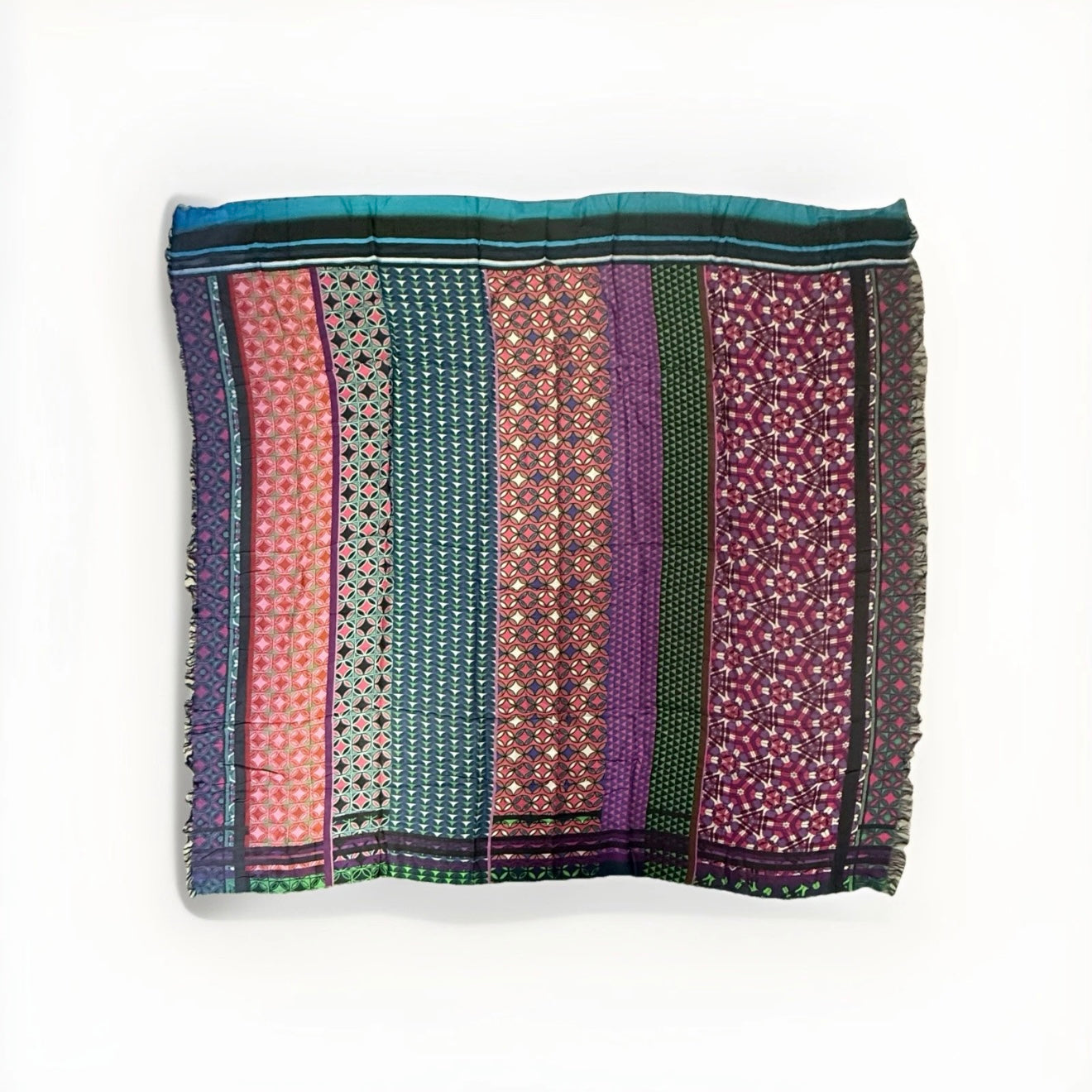 BOY LOST SCIARPA FANTASIA GEOMETRICA MULTICOLORE