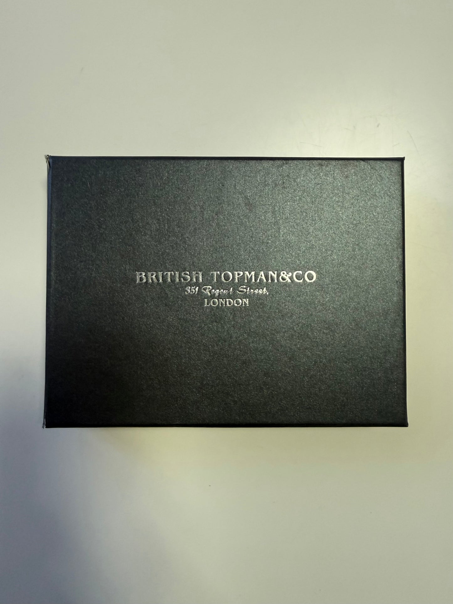 BRITISH TOPMAN&CO PORTAFOGLIO UOMO IN PELLE VITELLO MARRONE