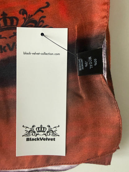 BLACK VELVET SCIARPA UNISEX FANTASIA RIGHE MULTICOLORE