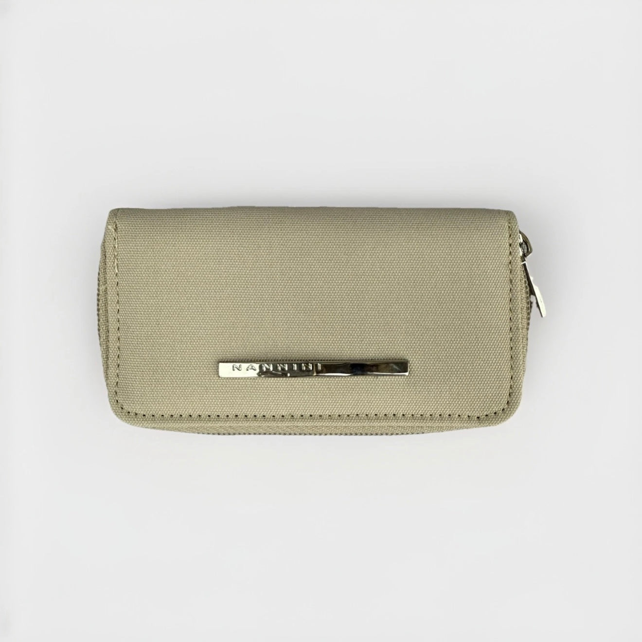 NANNINI PORTA CHIAVI IN TESSUTO BEIGE
