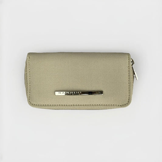 NANNINI PORTA CHIAVI IN TESSUTO BEIGE