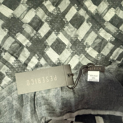 PESERICO SCIARPA UOMO GRIGIO NERA