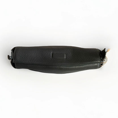 DELL’GA BORSA VERDE SCURO PELLE
