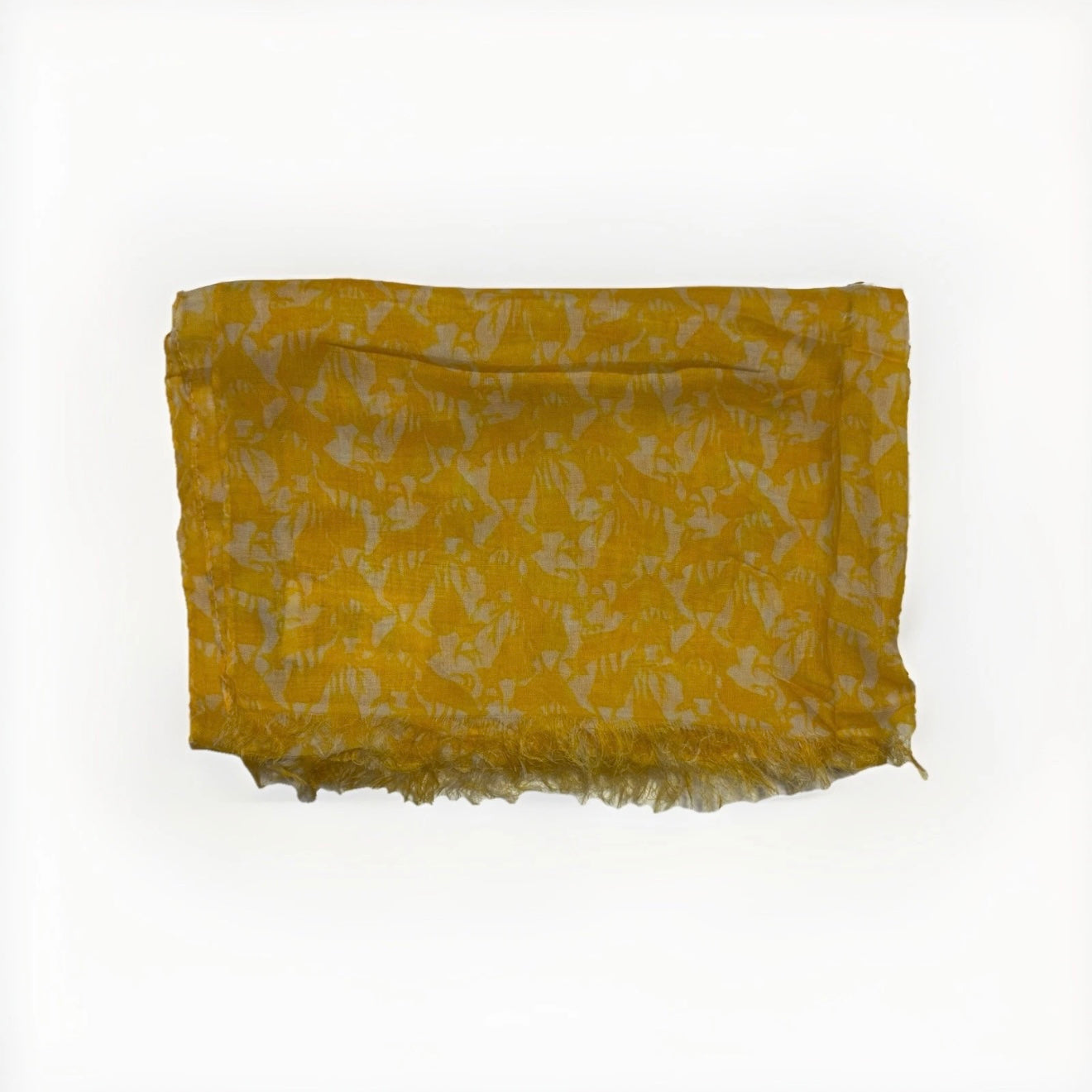 WALLMANN SCIARPA FANTASIA CERVI GIALLA