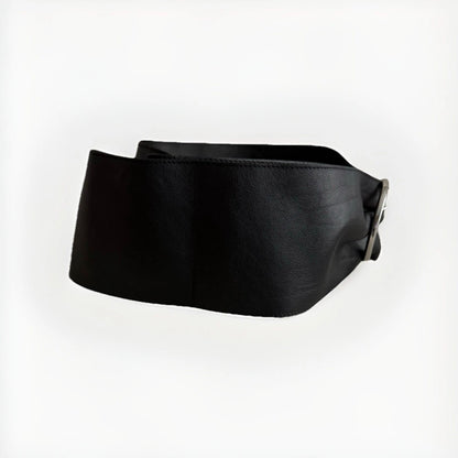 DONDUP CINTURA ALTA DONNA PELLE NERA