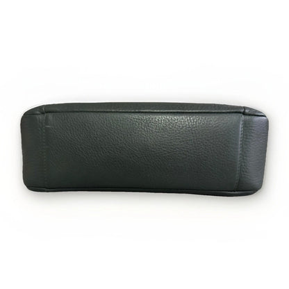 DELL’GA BORSA VERDE SCURO PELLE